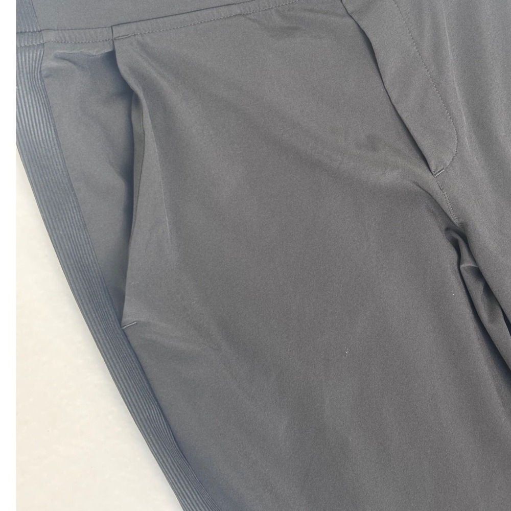 Athleta Brooklyn Ankle Pants Black Ribbed‎ Waist Travel Hike lightweight 10 NWOT - Picture 5 of 13